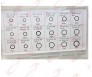 420pc Hydrogenated Nitrile Butadiene Rubber AC O-Ring Assortment 18 Popular Size